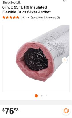 R6 Insulated Flexible Duct