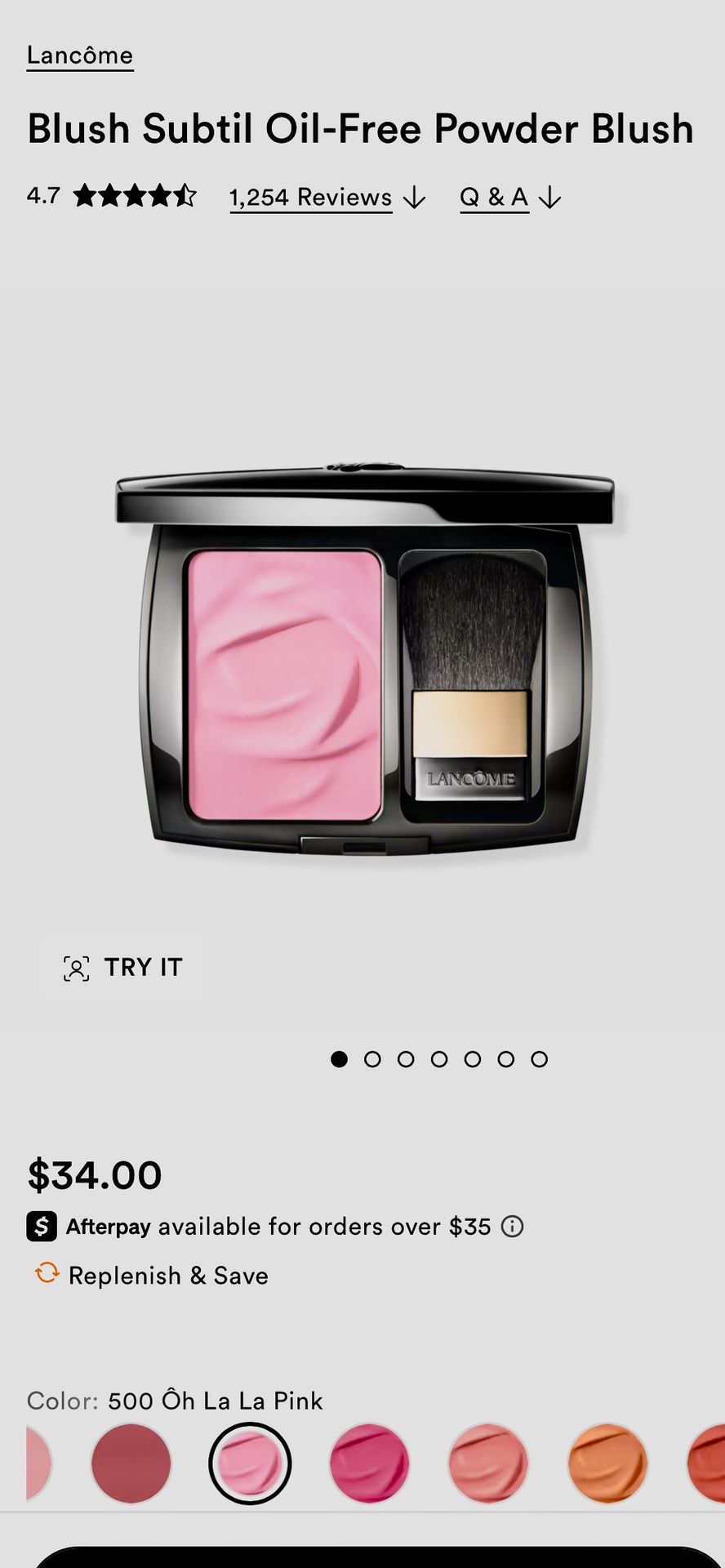 Lancôme Blush Subtil Oil-Free Powder Blush