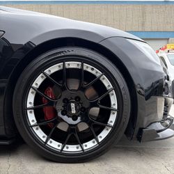 21” BBS Unplugged UP01 Performance UP-01 Wheels Rims Germany Forged 2 Piece Tesla Model S 2012-2020