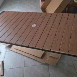 Outdoor Dining Table for 6