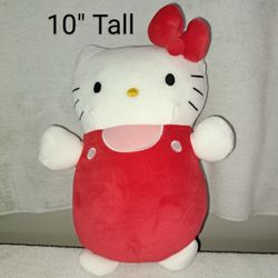 Squishmallows Hello Kitty Hug Mees Plush In Excellent New Condition (Comes From A Smoke Free And Pet Free Home) 10" Tall