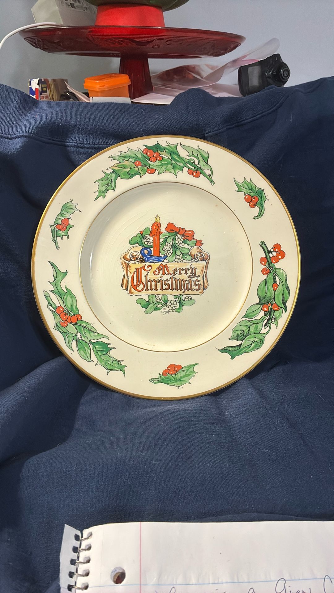 Christmas Plate 1940’s