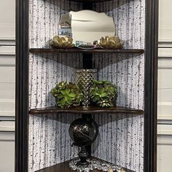 Unique Antique Corner Shelf