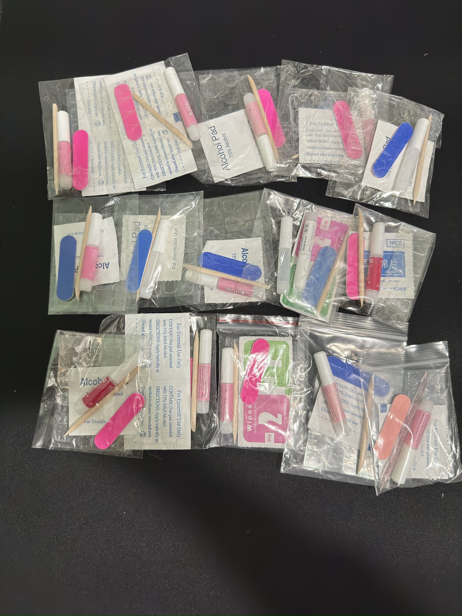 Nail Gule Fake Nails Tool Set $3 for 13