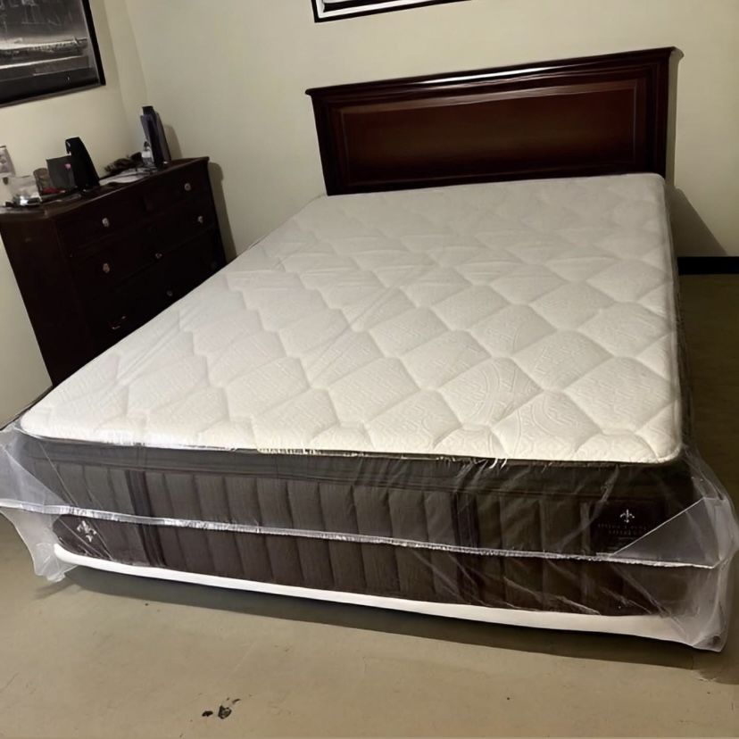 Queen Size Mattress Stearns Foster Pillow Top - 14” Thick – Factory Direct, Premium Comfort | Fast Same-Day Delivery 🚚