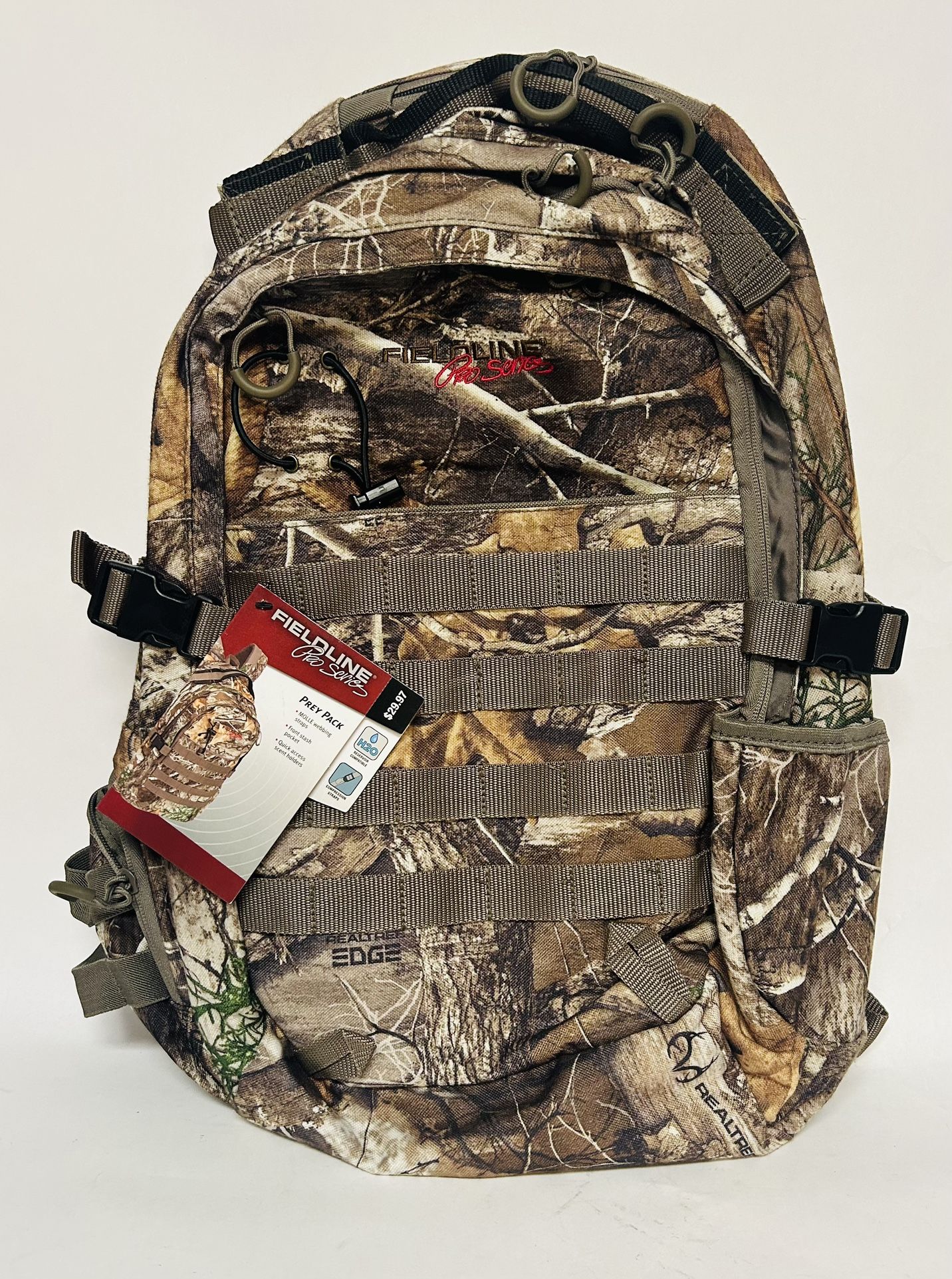 Fieldline Pro Series Hunting Backpack Lightweight Realtree Edge Camouflage 15L