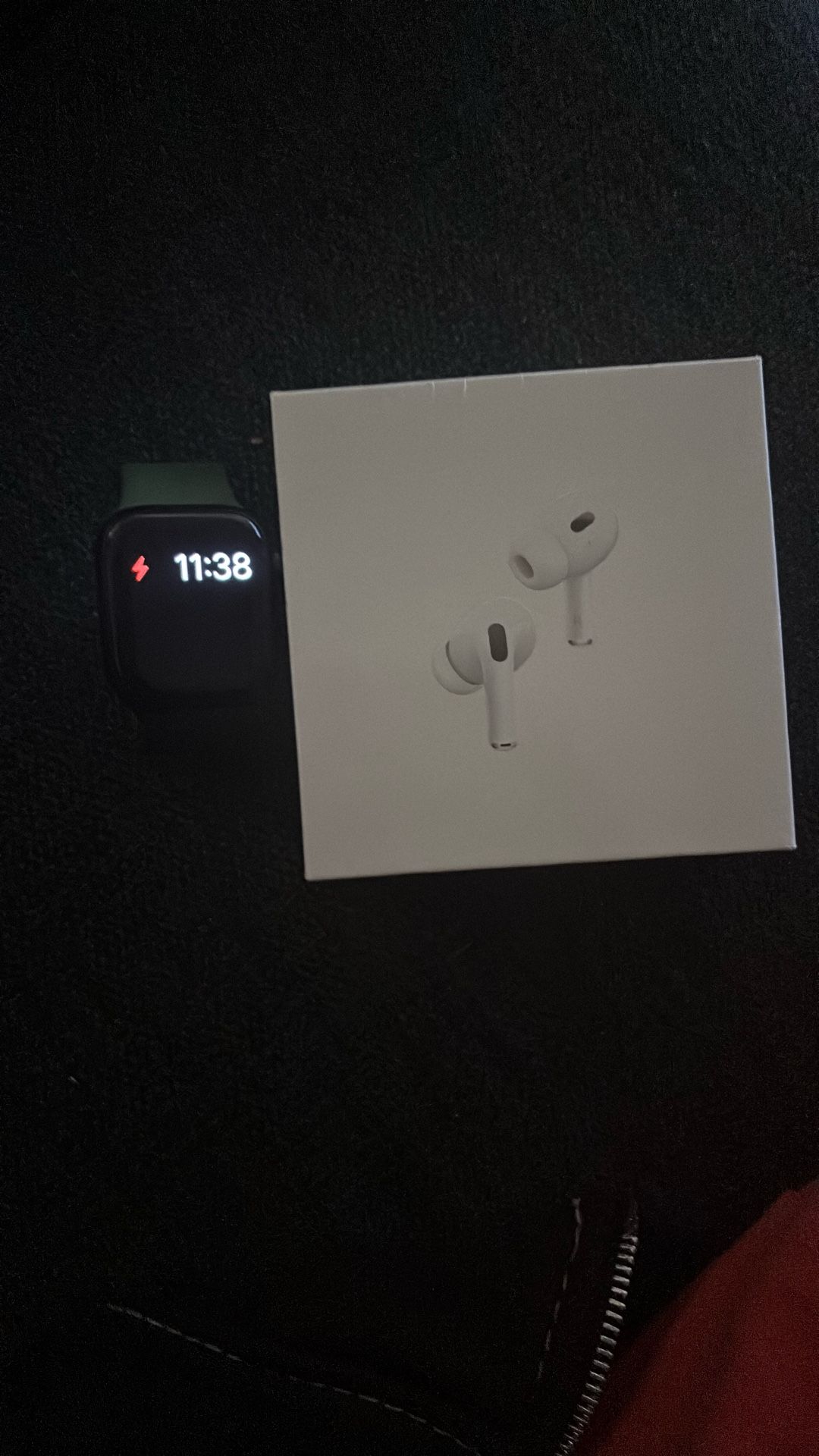 AirPods and Apple Watch
