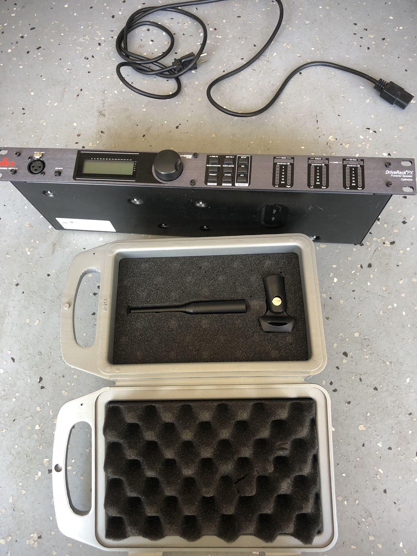 Dbx driverack PX with RTA mic ,balancing your pro Audio system 30 mins