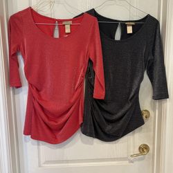 ✨ NEW WITH TAGS – Miss Tina by Tina Knowles Shimmer Tops ✨