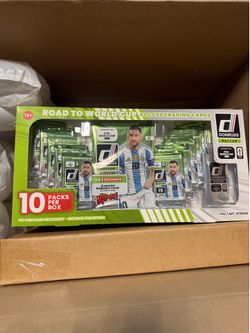 Donruss 2025-26 Road to World Cup Soccer Trading Cards Lionel Messi 10 packs box COSTCO