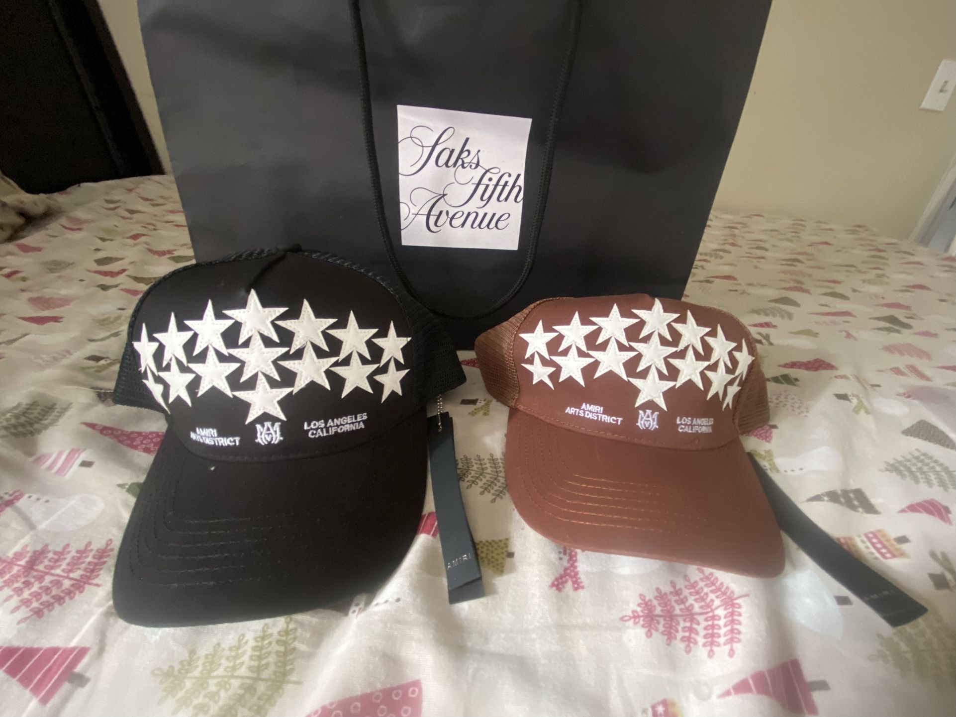 Amiri Trucker hats