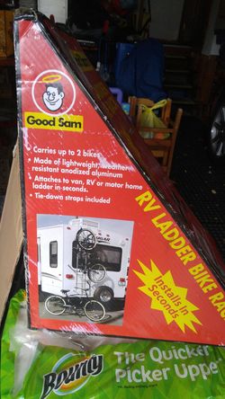 RV ladder rack (bikes/chairs)
