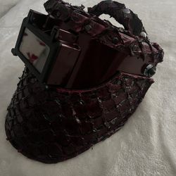 Burgundy Welding Hood