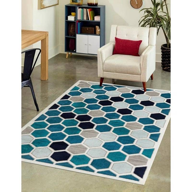 Turkish Rug Geometric Designs Brand New