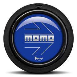 Momo Drift Blue Horn Button **Authentic, Flat**