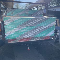 Green sheetrock for mold 4×8