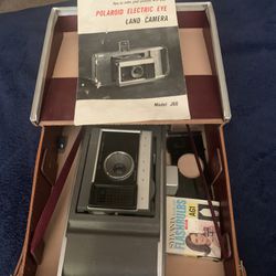 1960 Polaroid Camera With All Pieces