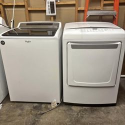 Whirlpool washer and Lg dryer
