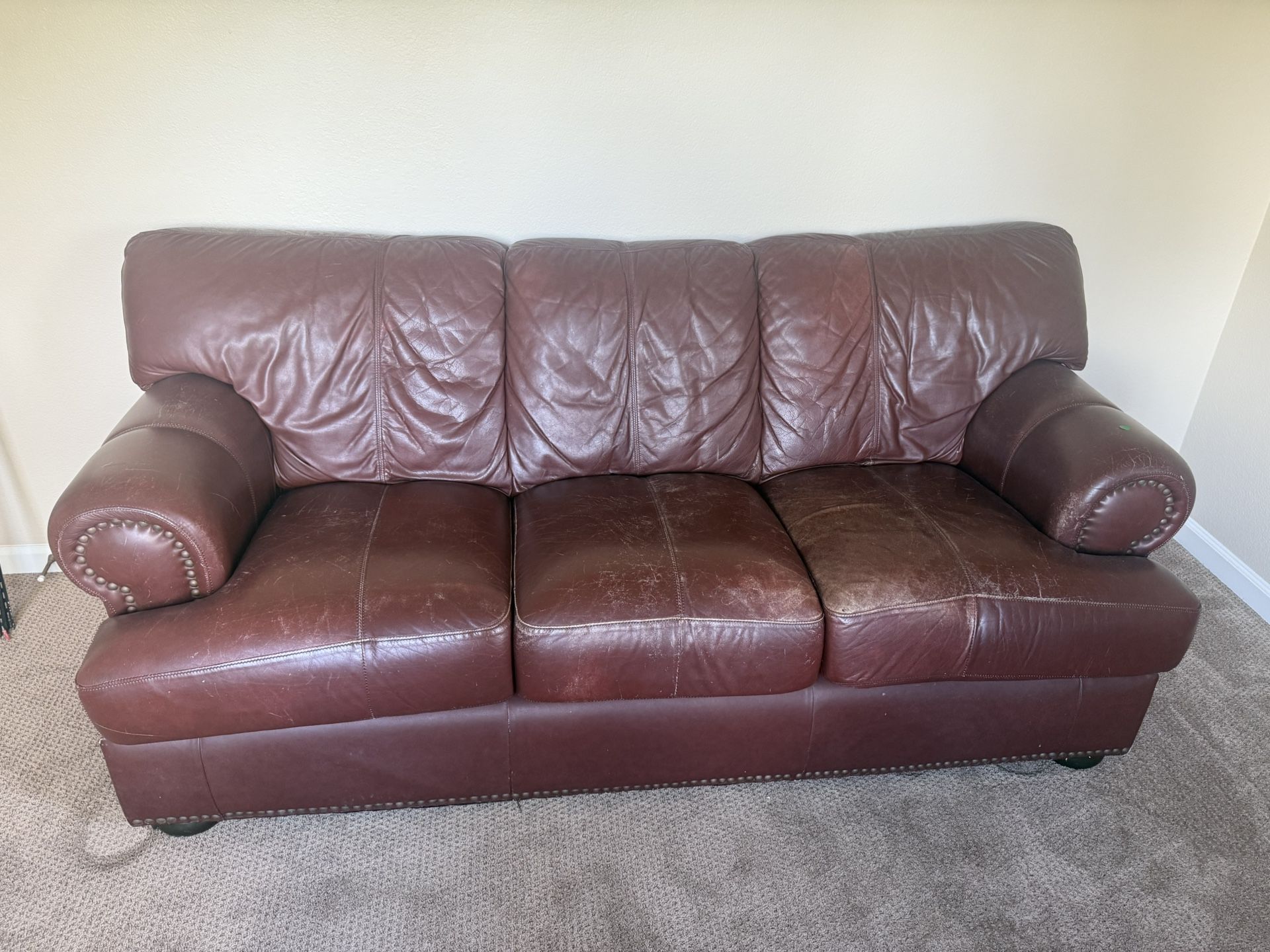Leather sofa