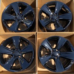 18” Dodge Charger Challenger Factory Wheels Rims Gloss Black New