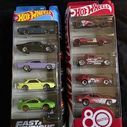 Hotwheels Fast And Furious/ Mattel 80 Anniversary Car Sets