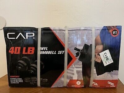 40lb Vinyl Dumbbell Set - Won’t Last Long, Hurry!