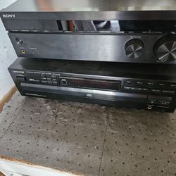 Stereo Sony And Kenwood Recivers 
