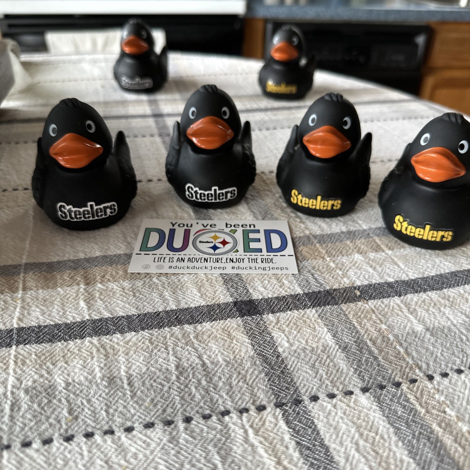 Pittsburgh Steelers rubber duck 3 inch