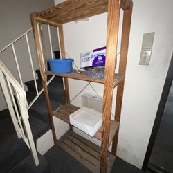 Wood Storage Shelve