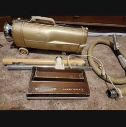 Vintage electrolux model L gold vacuum