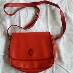 TRUSSARDI Red Shoulder Messenger Bag