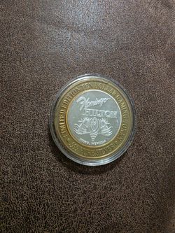 Flamingo Hilton $10 Limited Edition .999 Silver Gaming Token
