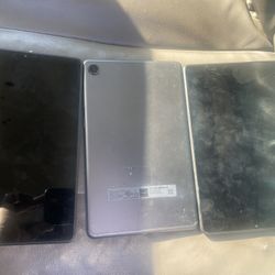 Three Lenovo Android Tablets 