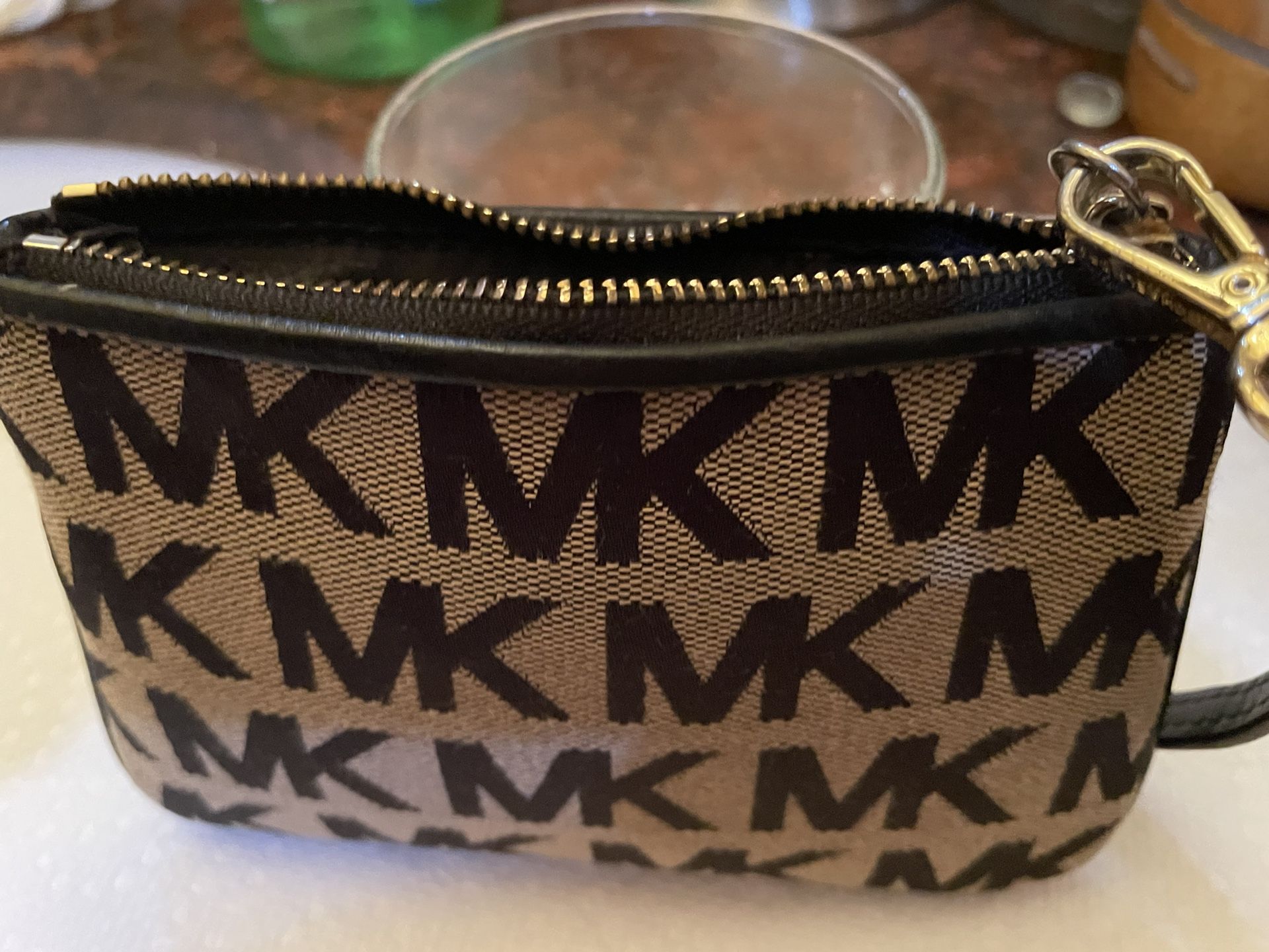 Mk Genuine Wristlet Purse