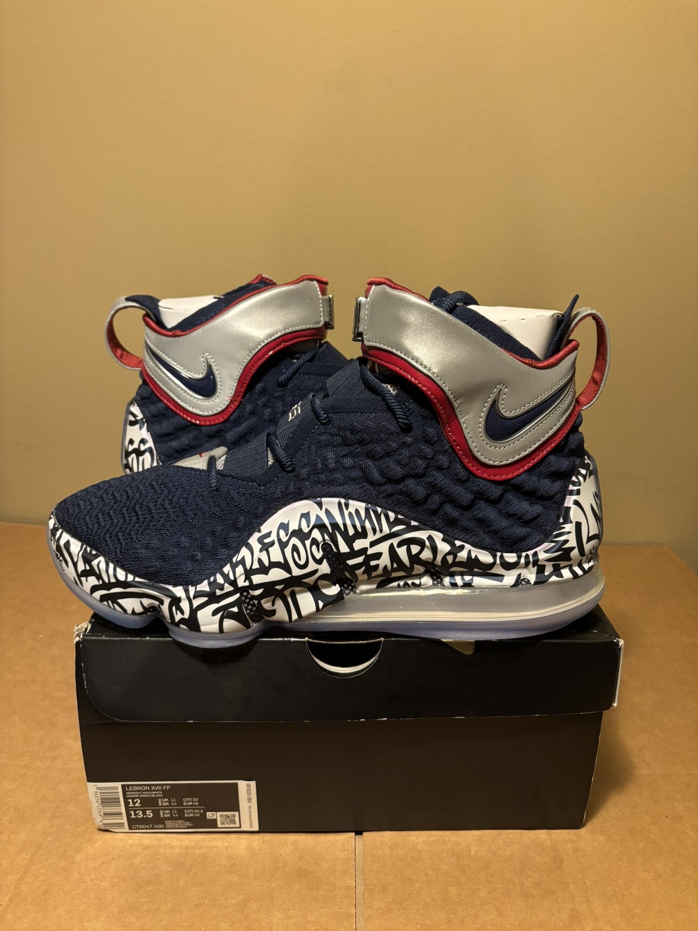 Nike Lebron 17 Graffiti Remix Size 12