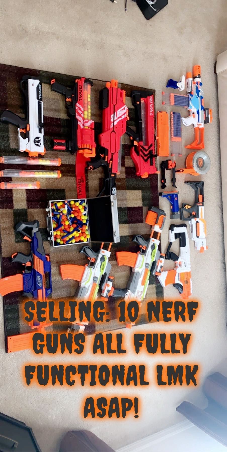 NERF GUNS