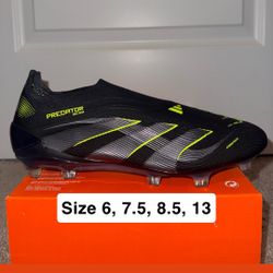 Size 6,7.5,8.5,13 Adidas Predator Elite Laceless FG JI1078