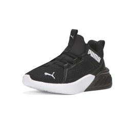 PUMA’s Contempt (Little Boys) Demi Remix Mesh Lace Up Sneakers in Black 