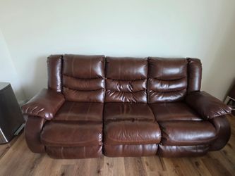 Double recliner sofa