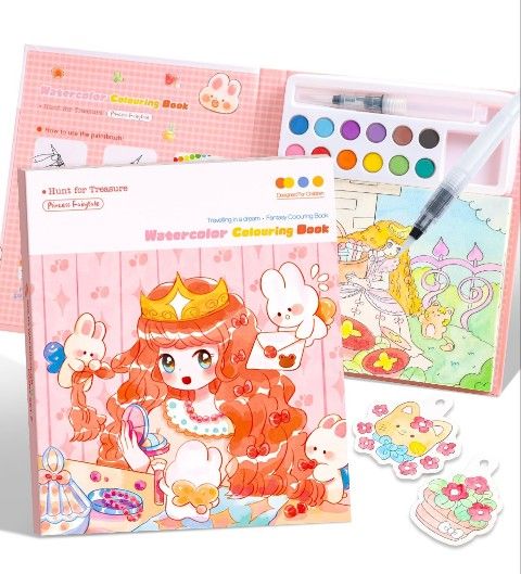 Paint with Water Coloring Books for Kids Ages 4-8 8-12 – Cute Coloring Book for Teens,Arts and Crafts for Kids Ages 3 4 5 6 7 8+, Birthday Gift Toys f