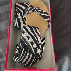 Zebra Pattern Sandals