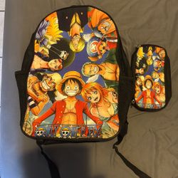 Only One Piece Backpack And Pouch $20