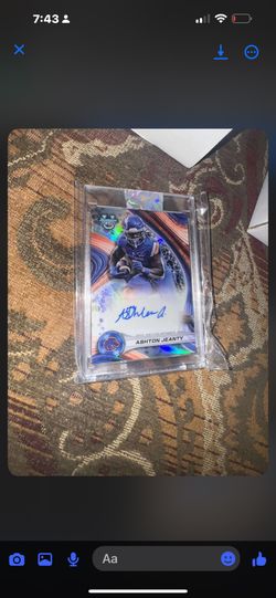 Ashton Jeanty Auto