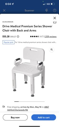 Drive Medical Premium Series Shower Chair 