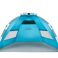 New-Pacific Breeze Easy Setup Beach Tent