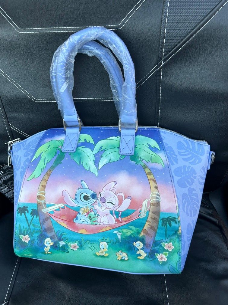 Loungefly Stitch And Angel Purse/crossbody