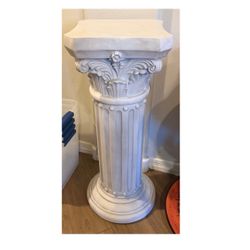 Design Toscano Corinthian Pillar Plant Stand / Pedestal – 33.5” Tall