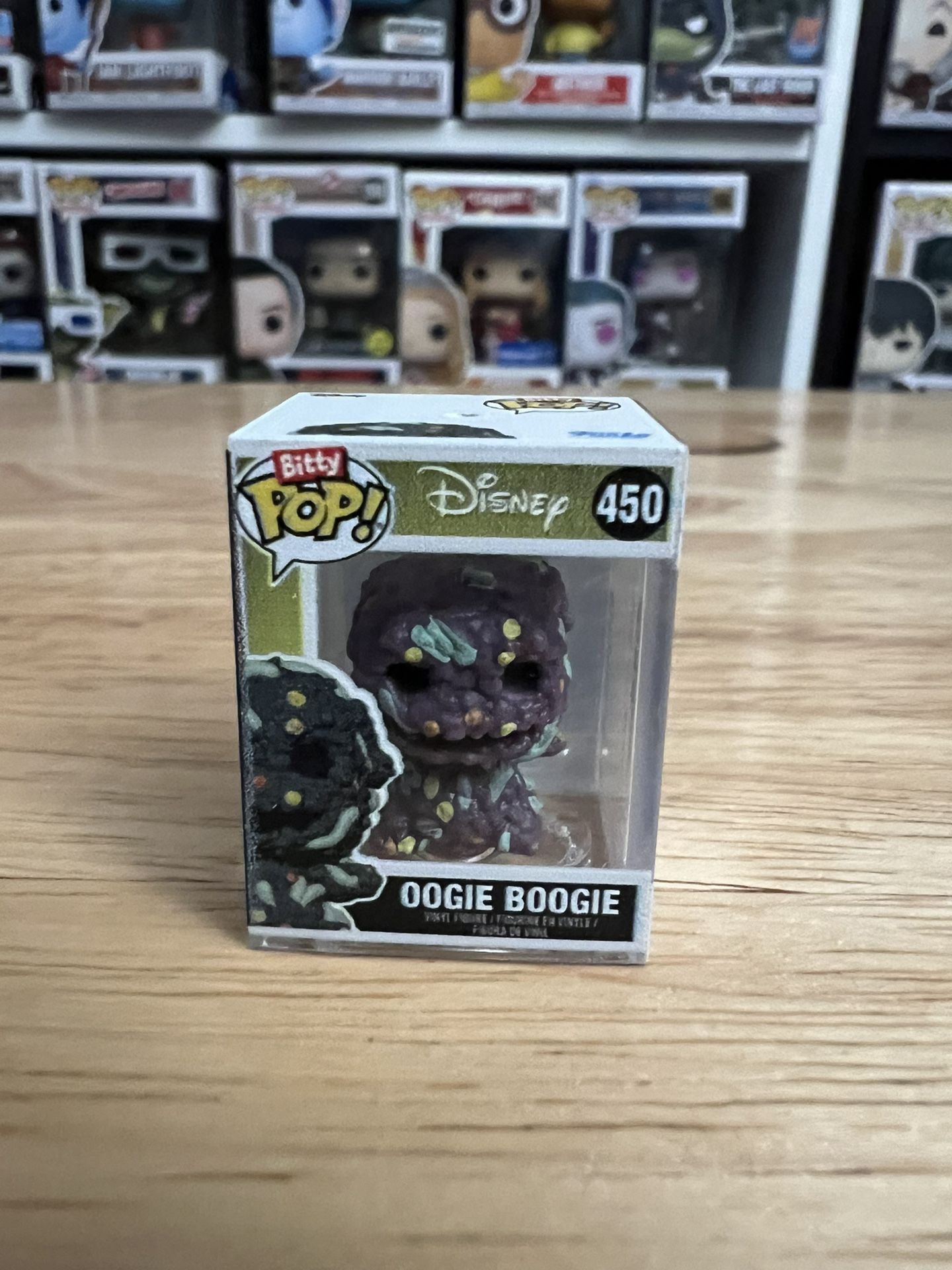 RARE CHASE BITTY Oogie Boogie Bugs Funko Pop #450 Disney Nightmare Christmas NBC