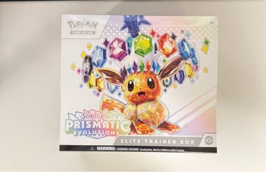 Pokémon Scarlet & Violet Prismatic Evolutions Elite Trainer Box