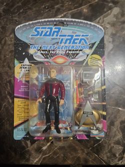 Playmates Toys Star Trek Space Talk Series Captain Jean-Luc Picard Action Figure